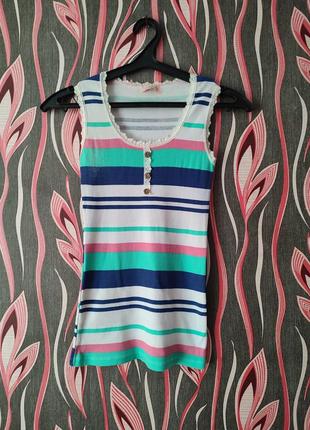 Майка в рубчик