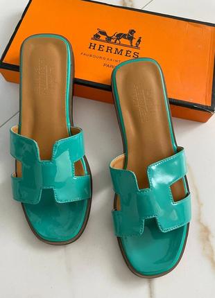 Капці в стилі hermes