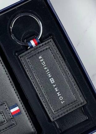 Мужской кожаный кошелек tommy hilfiger9 фото