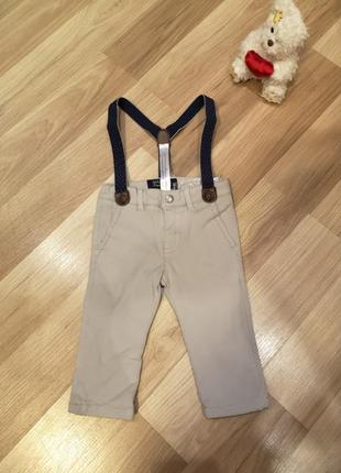 Круті штани з підтяжками1 фото