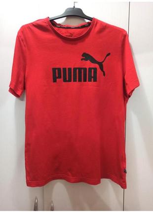 Мужская футболка puma оригинал красная