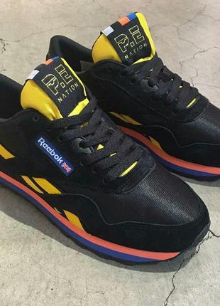 Стильные кроссовки reebok cl nylon pe