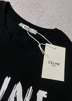 🩷є наложка 🩷жіноча  футболка  "celine"🩷lux якість4 фото