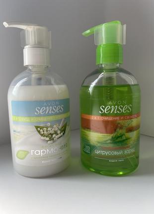 Жидкое мыло для рук avon senses5 фото