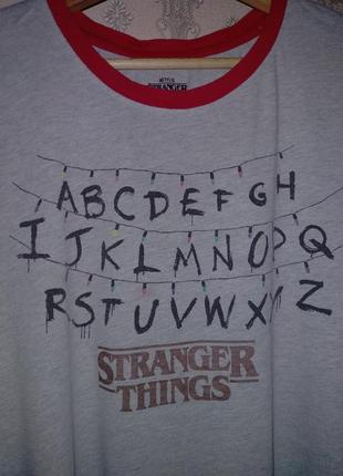 Футболка серая stranger things странные чудеса2 фото