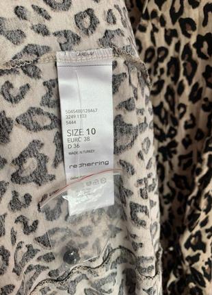 Трендовое леопардовое платье/халат из вискозного трикотажа8 фото