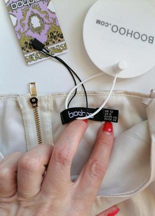 Сатиновый топ корсет boohoo