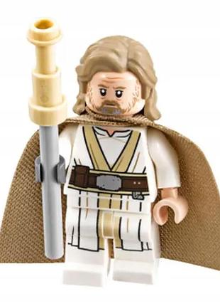 Лего фигурка звездные войны / star wars - лего минифигурка люк скайуокер 7 эпизод