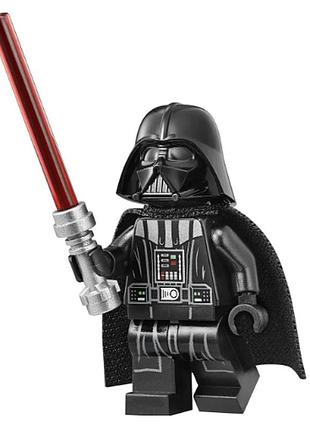 Лего фигурка звездные войны / star wars - лего минифигурка дарт вейдер