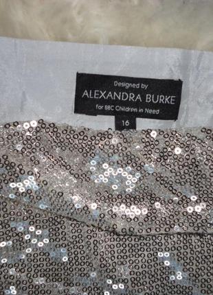 Шик! нарядное платье паетки alexandra burke р.14   (ог 100,дл.85)3 фото