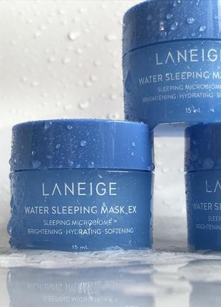 Увлажняющая ночная маска для лица laneige water sleeping mask