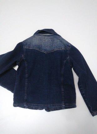Піджак джинсовий для дівчинки р. 110 на 4-5 років6 фото