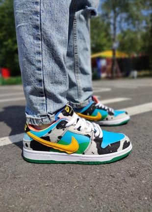 Крутейшие яркие женские кроссовки nike sb dunk low x ben & jerry’s цветные