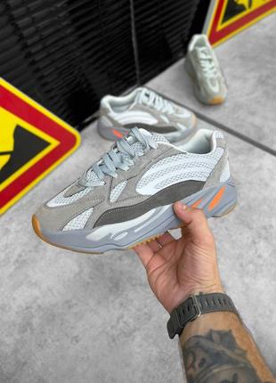 Мужские кроссовки в стиле adidas yeezy boost 700 light grey