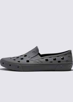 Мужские слипоны vans slip-on trk pewter кеды на лето под кроксы crocs аквашузы1 фото