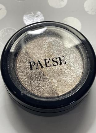 Тіні для повік діамантові тріо (714) diamond eyeshadows trio perl. paese