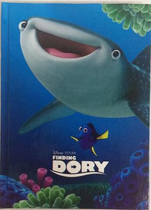 Блокнот для нотаток а6, тверда обкладинка, 48 листів офсет, клітинка, "dory" "надія та дорі" 20 шт, ц725011у