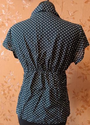 Сорочка, блуза в горошок4 фото