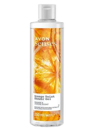Avon гель для душа «сочный апельсин», 250мл.1 фото