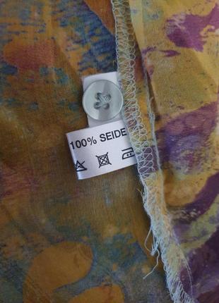 Шовкова блуза сорочка, 100% шовк5 фото