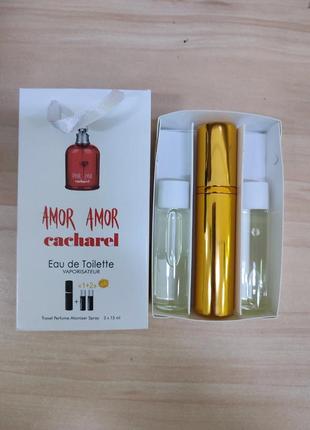 Мини-парфюм с феромонами женский cacharel amor amor 3х15 мл