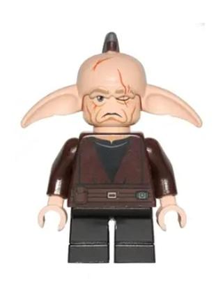 Лего фігурка зоряні війни/star wars — лего мініфігурка джедай евін пієл