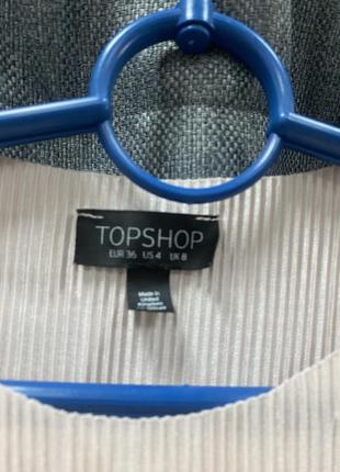 Гофрированная футболка topshop 36/8/s2 фото