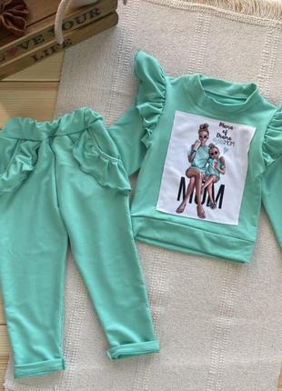 Костюм мм мятный