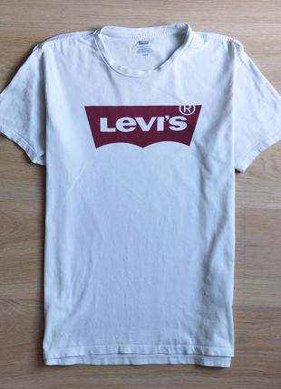 Біла футболка levi's з дефектом
