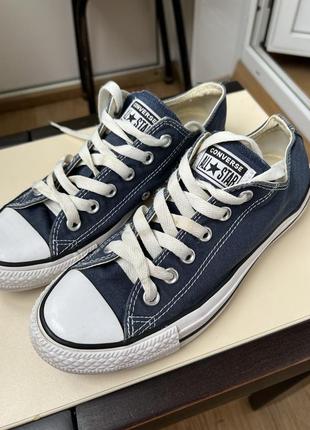 Кеди сині жіночі converse all star 25,5 (6) оригінал 39-й