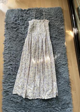Хлопковый сарафан h&amp;m