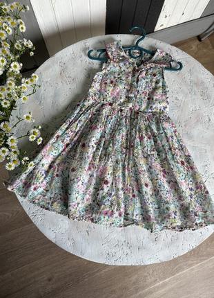 Платье детское 3-4 года коттон