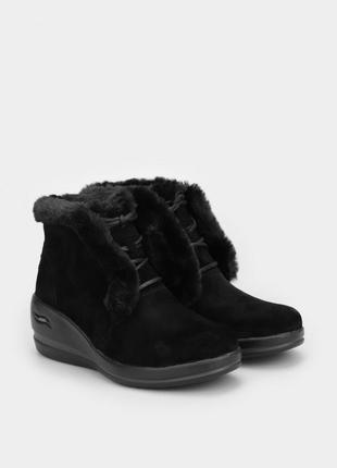 Жіночі черевики skechers / черевики чорного кольору4 фото