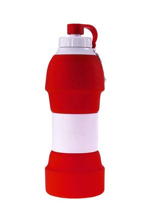 Складывающаяся бутылка для воды bergamo tempo, силиконовая, 580 мл-2950b
