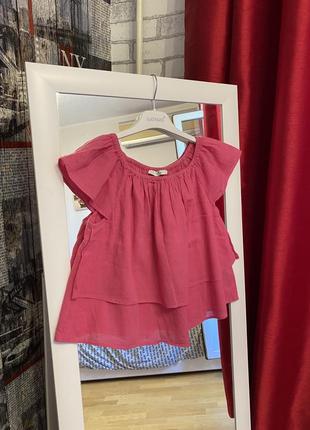 Стильная красивая блуза-топ для девочки, m&amp;s, 140-146см