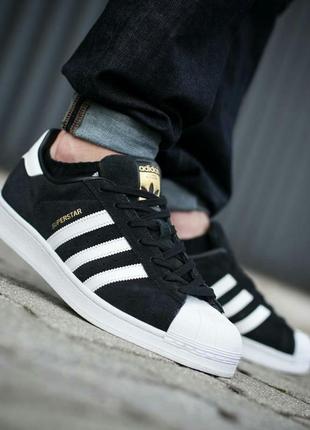 Мужские кроссовки adidas originals superstar suede