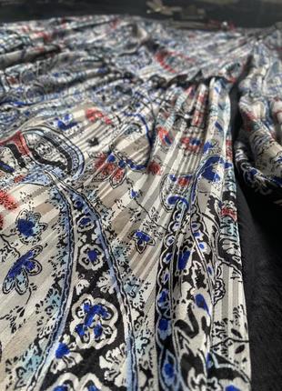 Чарівна напівпрозора шифонова сукня міді східного стилю /zara/ розмір s-m7 фото