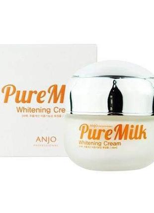 Отбеливающий крем anjo professional pure milk whitening cream2 фото