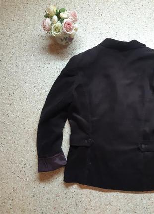 Піджак темно -сливового кольору2 фото