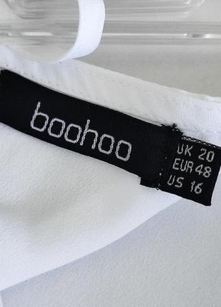 Новая блузка топ plus size на бретелях с оборкой - boohoo ® xl-xxl нюанс4 фото