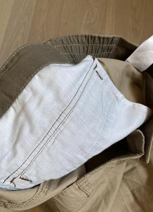 Шорти чоловічі карго бежеві шорти з карманами хлопкові батал premier 42- xl,xxl6 фото