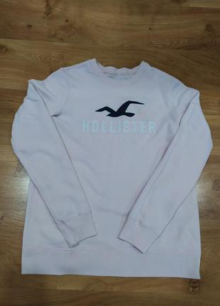 Розовый свитшот hollister m-s