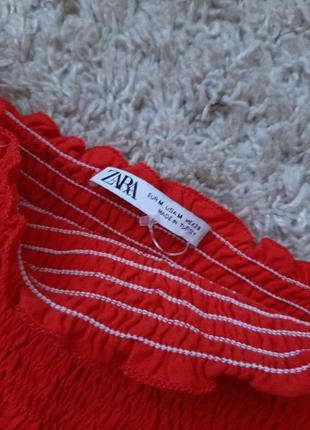 Красный сарафан жаткое платье из хлопка коттон2 фото