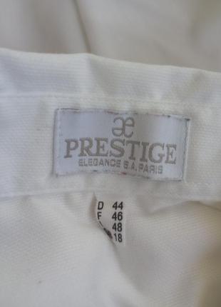Винтажная крутая коттоновая белая рубашка жилетка;prestige8 фото