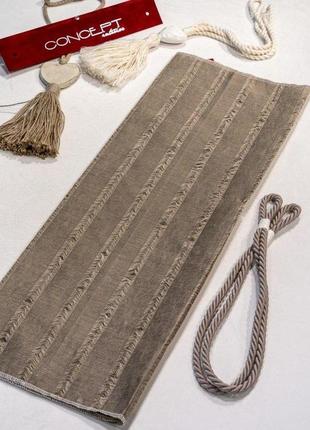 Ткань  для штор натуральная оливковый лен