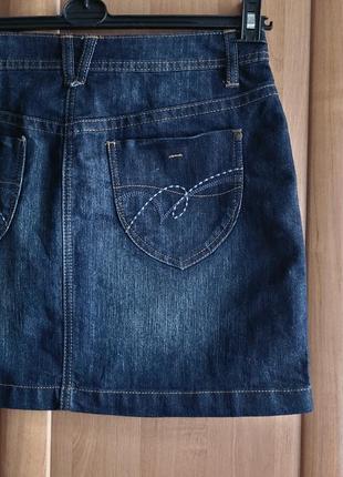 Женская джинсовая коттоновая юбочка georges,m3 фото
