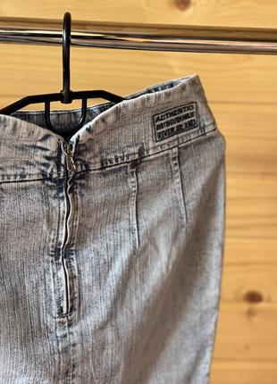 Снижки🧨🧨🧨крутая удлиненная джинсовая юбка4 фото