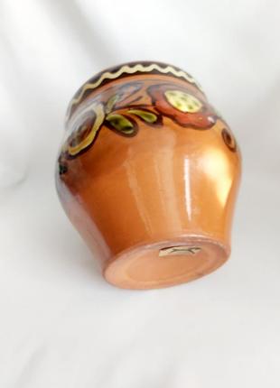 Горшок керамический майолика керамика винтажная7 фото