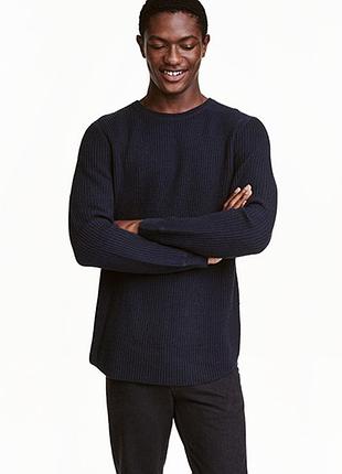 Оригинальный джемпер из смесовой шерсти от бренда h&m 0411750004 разм. xs