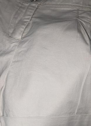 Светло-серые котоновые короткие шорты denim co #12575 фото